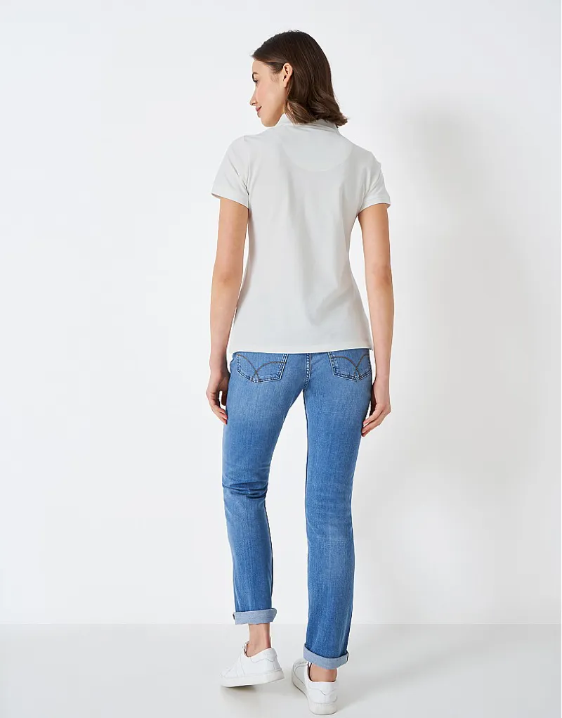 Crew Clothing Ocean Classic Polo White-3