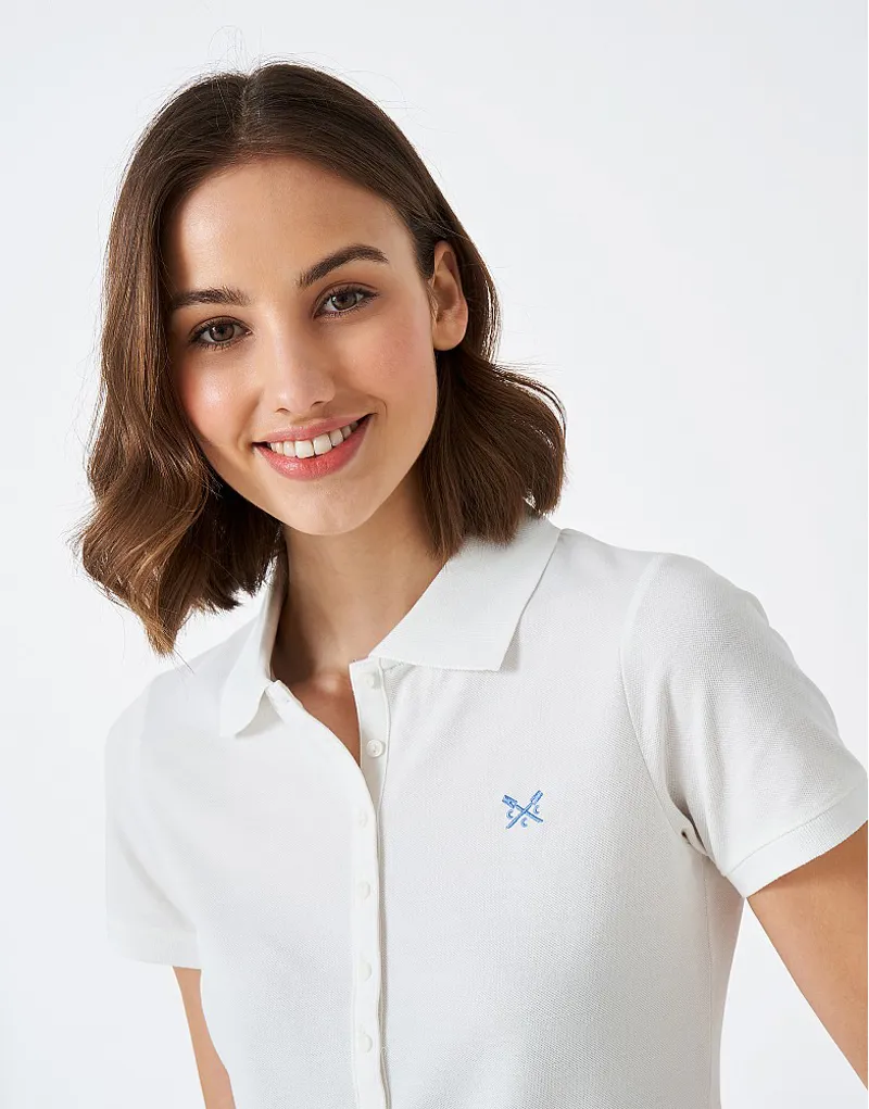 Crew Clothing Ocean Classic Polo White-4