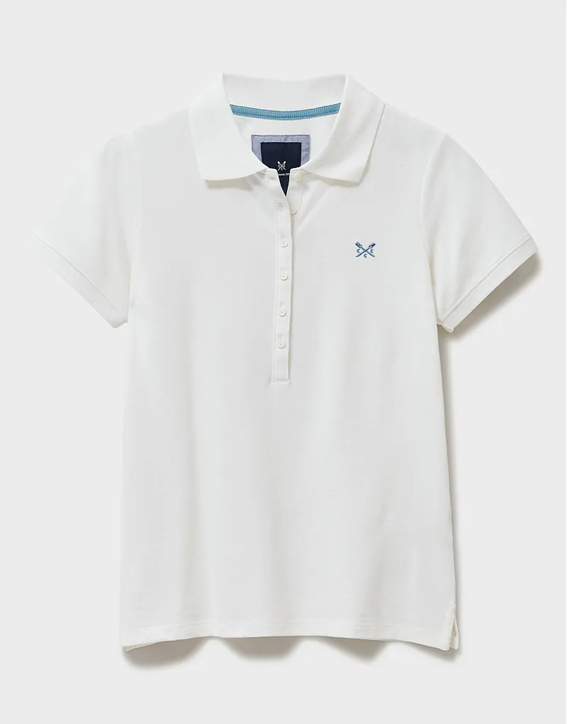 Crew Clothing Ocean Classic Polo White-5