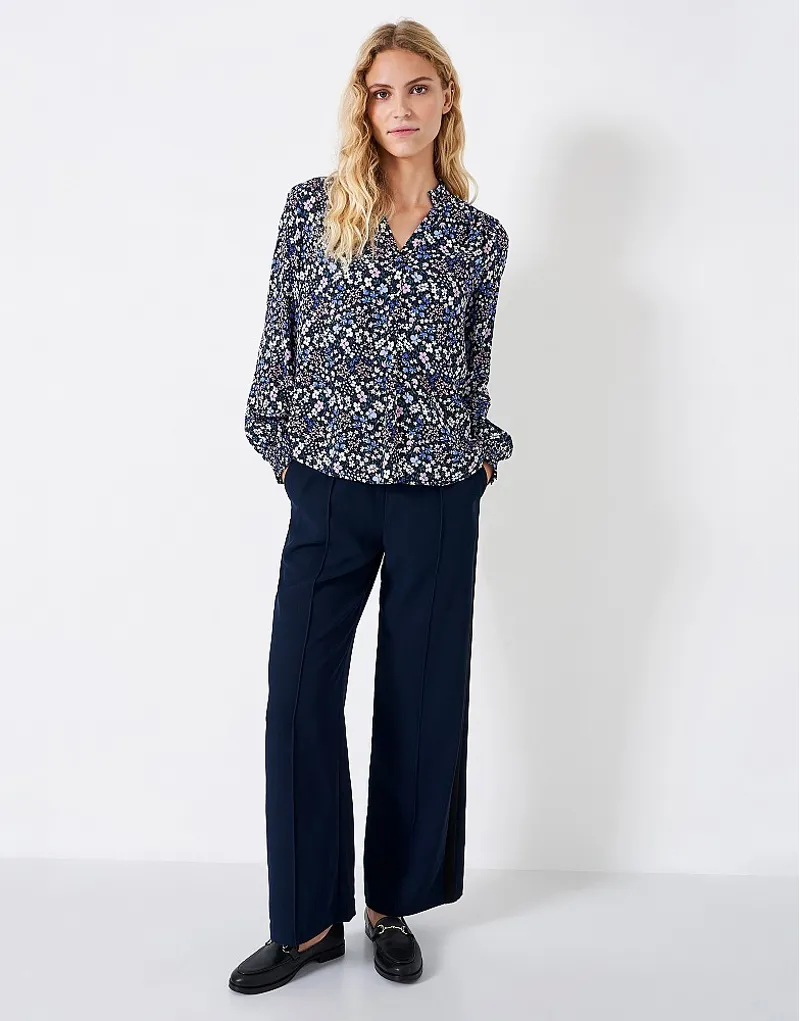 Crew Honour Blouse Blue Print-2