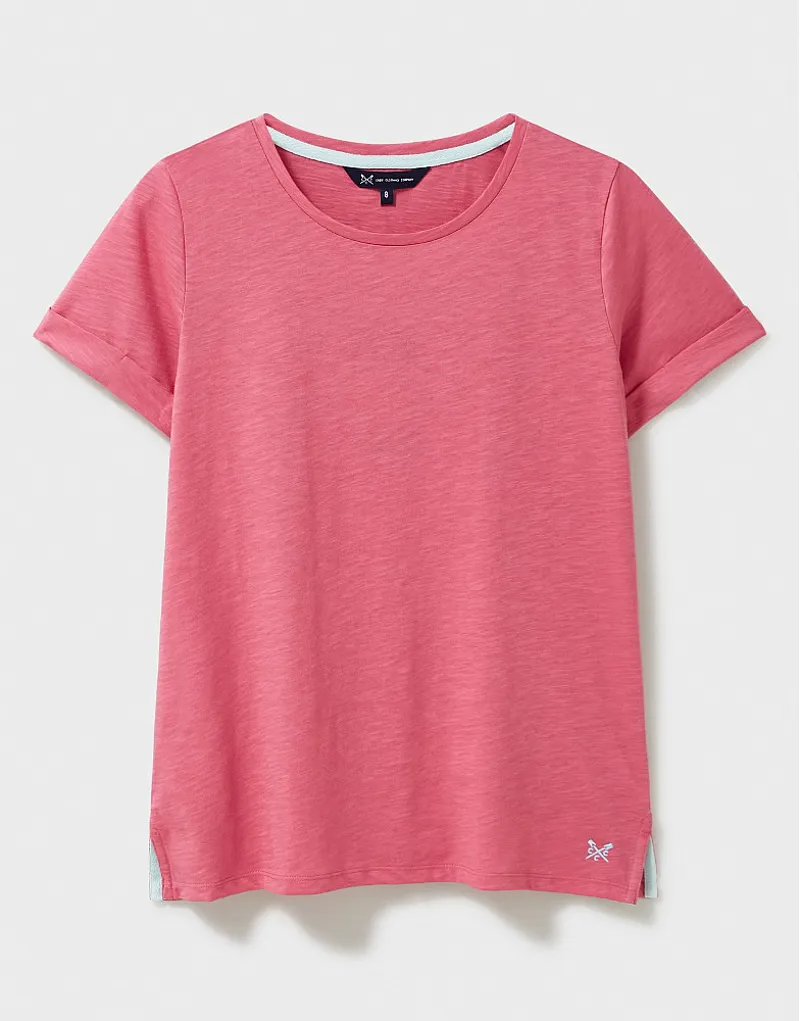 Crew Slub T-Shirt Rapture Rose-5