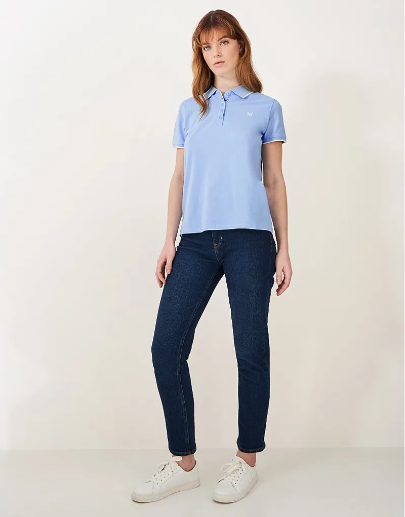 Crew Classic Polo Powder Blue-2