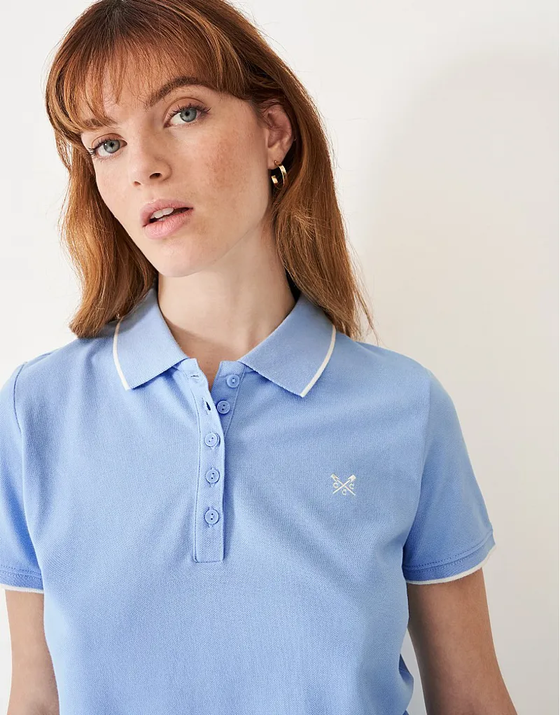 Crew Classic Polo Powder Blue-4