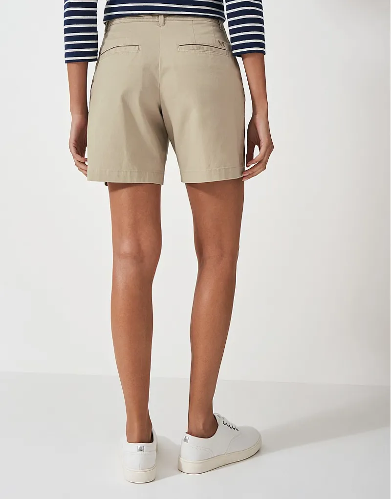 Crew  Clothing Chino Shorts Stone-3